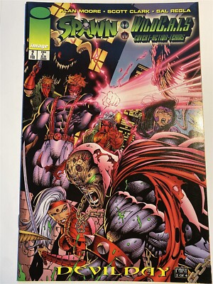 SPAWN / WILD C.A.T.S. #2 Alan Moore Image Comics 1996 VF/NM