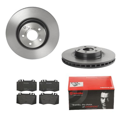 Brembo Bremsscheiben Coated Ø330Mm + BremsbelÄGe Vorne FÜR Mercedes CLS C219-image