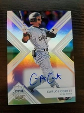 2018 Elite Extra Edition Autographs #82 Carlos Cortes AUTO Rookie RC