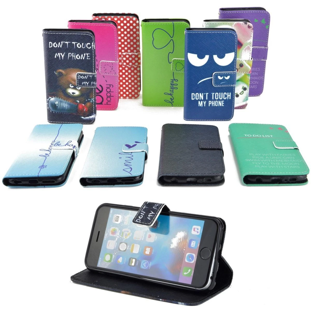 Custodia Wiko Wim Lite Con Finestra WiView Smart Folio - Interattiva, Protezione Full Screen, Accesso A Notifiche E Fotocamera, Colore Nero - 5