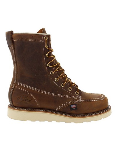 Botas Thorogood Made In USA American Heritage 8" Moc Toe Wedge 814-4178 Work EH - Imagen 4 de 6