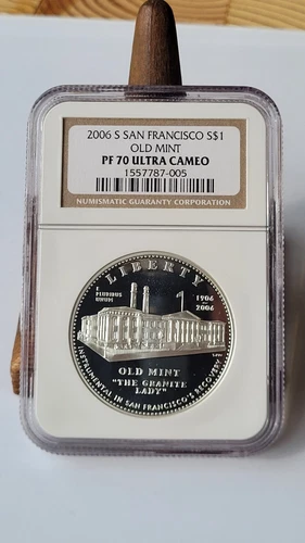 2006 S San Francisco Old Mint Commemorative Proof Silver Dollar $1 NGC PF70