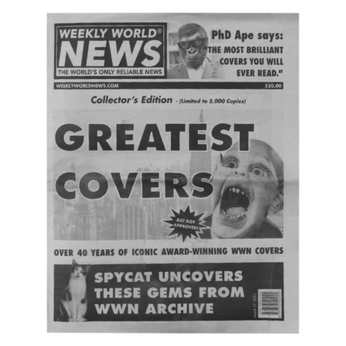 Weekly World News Greatest Covers Newspaper Bat Boy Collectors Limited Edition - Photo 1 sur 4