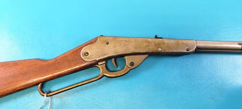 RARO Rifle de Aire Níquel Margarita Modelo B 1000 Disparos BB 2ª Var. & Provenance c. 1910 Foto 3 de 4