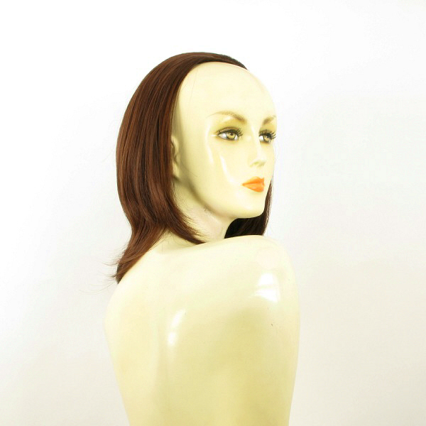 Demi-perruque (Half Wig) Synthétique Noire - Longueur 40cm - Réf. 21/1b - Neuf Avec étiquettes