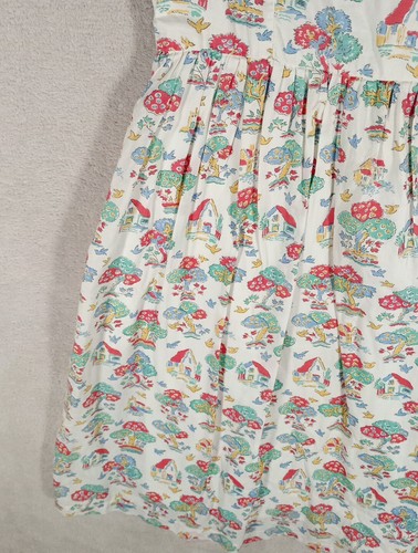 Abito Cath Kidston London UK 8 S donna villaggio inglese stampa campagna cotone - Foto 4 di 17