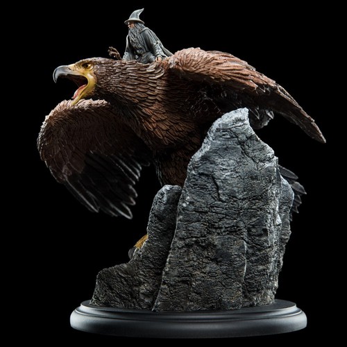 Weta Hobbit The Lord of the rings Gandalf On Gwaihir Statue Mini Scenario - Picture 2 of 11