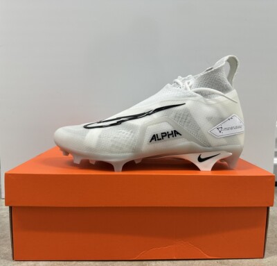 Nike Alpha Menace Elite 3 Football Cleats Platinum White  display picture 1