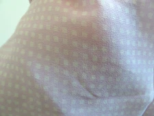 Vintage Elana by Tanner  Pink Checked  100% Silk Scarf 22" Square