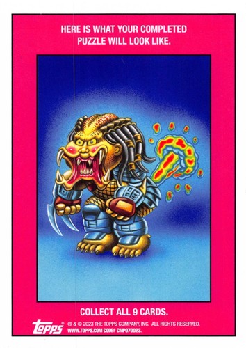 GRÜN 2023 Mülleimer Kinder InterGOOlactic Chaos Sie wählen komplett Ihr Set GPK - Bild 323 von 403