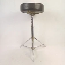 Drum Throne Chair Seat - Light-Weight Single-Braced Tripod Complete Functional