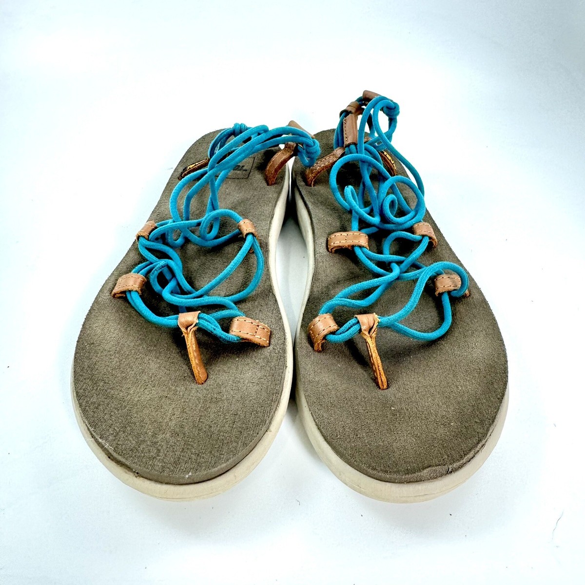 Teva Voya Infinity Sandal Women's Size 8 Blue Strappy Bungee