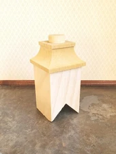 Dollhouse Miniature Chimney Wood 1:12 Scale 45 Degree Pitch Houseworks 2406