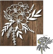 Flower Dies for Card Making, Metal Die Cuts,Blossom Cutting Dies Cut Stencils DI