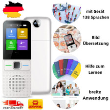 Übersetzer Sprachübersetzer Echtzeit translator mit Gerät 138 Sprachen Tragbar