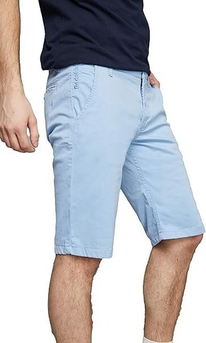 MENS VERY GOOD QUALITY BLUE SHORTS SIZE 29 BNWT RRP 39 EUROS BYEBYE TALL REDSKIN - Picture 2 of 8