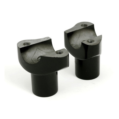 Riser OEM Style Schwarz, 2'' hoch, mit Gewinde, für Harley - Davidson