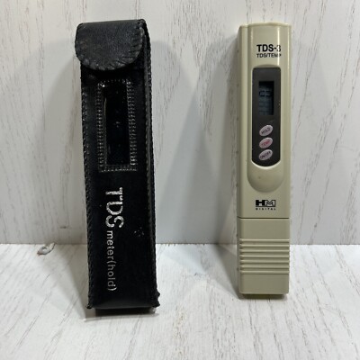 HM Digital TDS-3 TDS Handheld meter Tester w/ Black Case (bin-7)