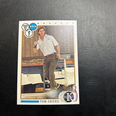 Jb16 PBA Pro Bowlers KingPin Bowling 1990 #25 Tom Crites Tampa Florida
