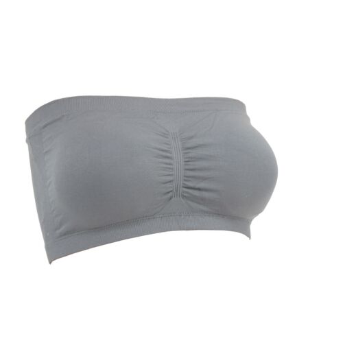 Reggiseno a fascia imbottito multicolore donna senza spalline top tette tubino spiaggia estate - Foto 20 di 38
