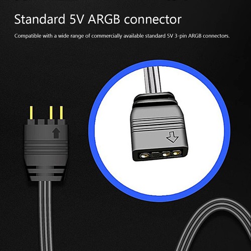 ARGB 5V 3PIN To SATA Interface Extension Cable Durable Light Controller Reusable - Picture 6 of 12