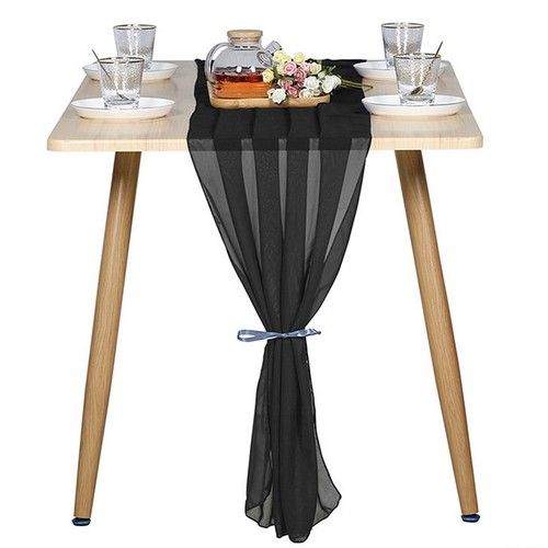 Sheer Chifon Table Runner Large Cloth Soft Durable Centrepiece 70×300cm - Picture 29 of 55