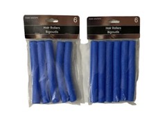 Basic Solutions Hair Rollers - 6" Flexible Lot Of Two