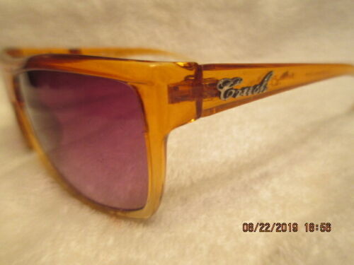 GLVSS Brand 'The Crush' Rectangle Sunglasses Frost Red Frame