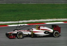 Narain Karthikeyan "HRT" Autogramm signed 20x30 cm Bild