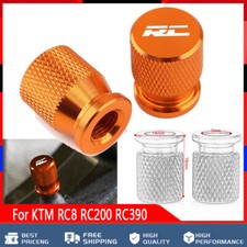 Accessori copri parapolvere aria valvola pneumatici arancione per KTM RC8 RC200 RC390