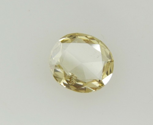1.02 Cts Oval VVS-VS Champagne Color Rose Cut Diamond 7.58x6.84x1.90 MM - Picture 6 of 24