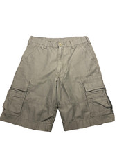 Levi's Vintage 6 Pocket Heavy Cotton Cargo Shorts Brown Men's Size: 33 x 11