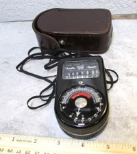 Vintage Weston Master Universal exposure meter Model 715, untested, w/ case