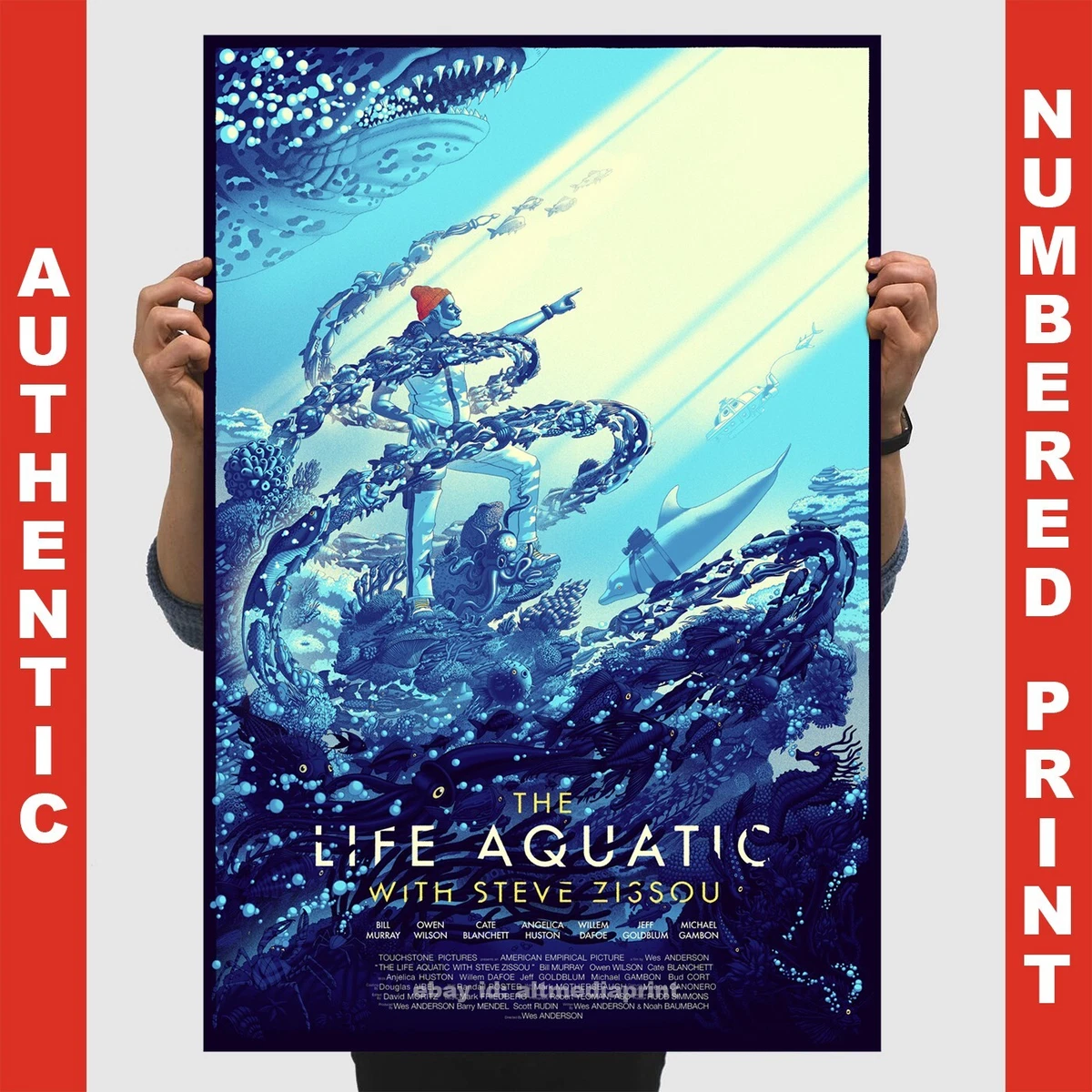life aquatic poster products for sale | eBay