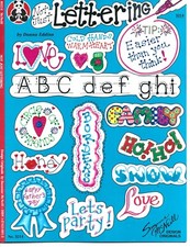 Design Originals Not Just Lettering Leaflet by Donna Eddins, 1997