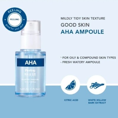 NATURE REPUBLIC Good Skin AHA Ampulle 30ml Daily Moisturizing Ampulle Neu