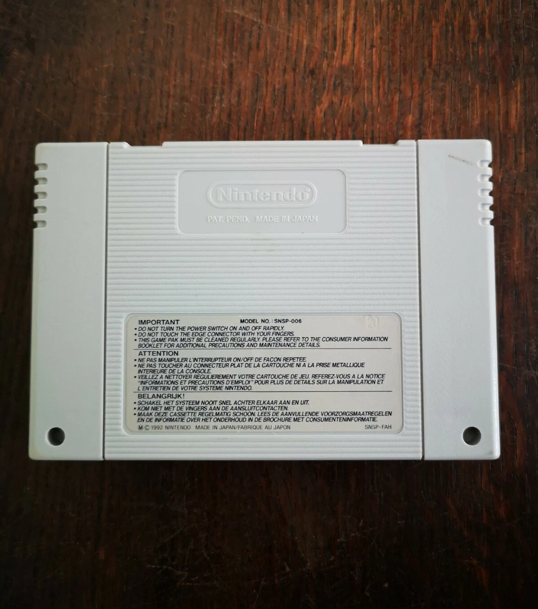 Jeu Vidéo Super Nintendo SNes ASTÉRIX Cartouche Seule Version FAH Infogrames..
