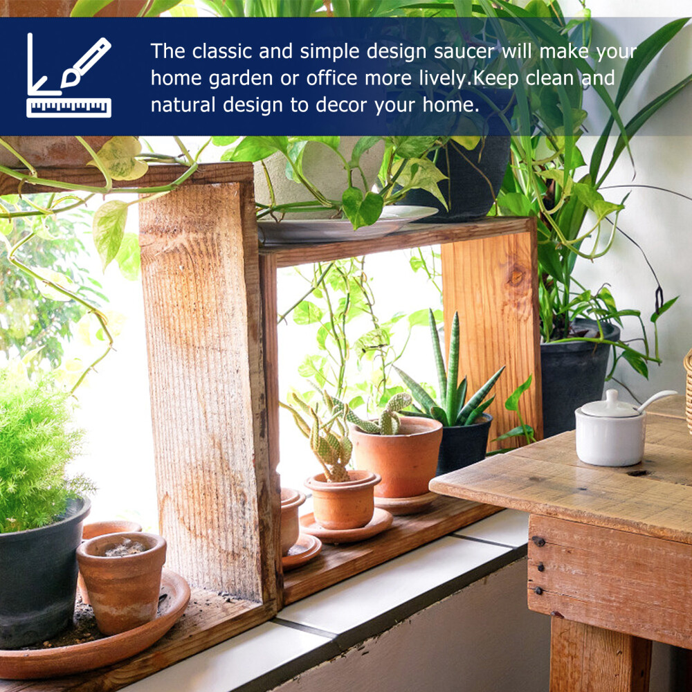 50 Pcs Plastic Flower Pot Holder Planters for Indoor Plants Drainage