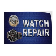 Decal Stickers Watch Repair Business A Vinyl Store Sign Label Business