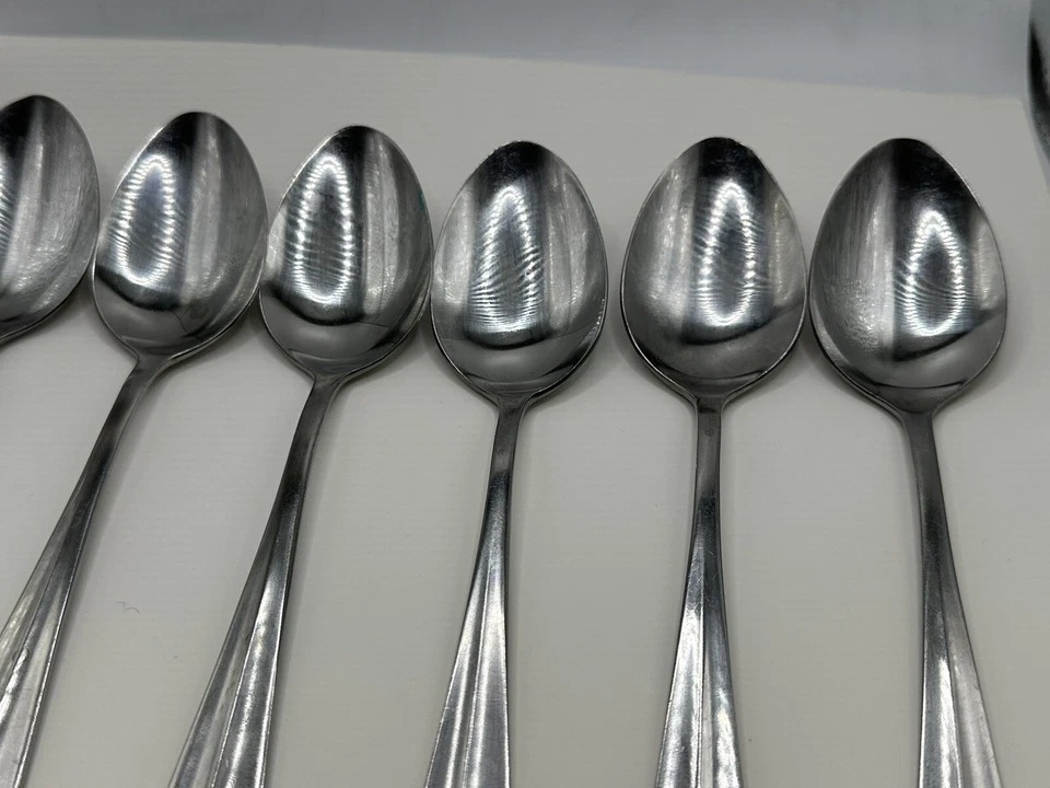 6 cucharas/mesa ovaladas de acero inoxidable International Silver GRAN ROYAL Foto 4 de 4
