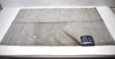 Hotelier Spa Luxury Bath Rug 24" x 40" Gray Plush Soft Touch Non Slip Pad READ