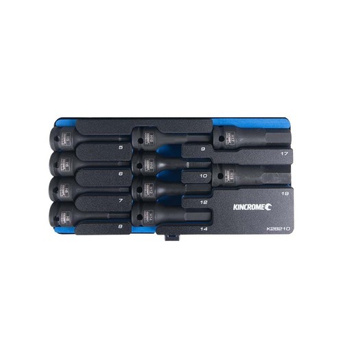 Kincrome Hex Impact Socket Set 1/2" Drive Metric (10 Piece) K28210 - Picture 2 of 3