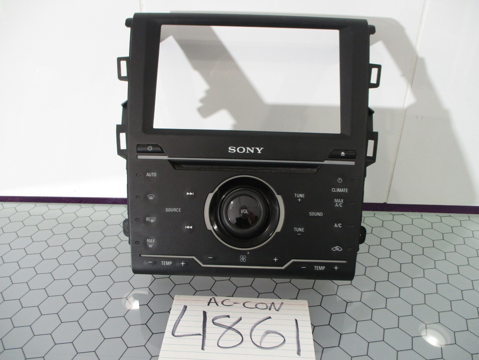 2015 Ford Fusion Audio Radio & AC and Heater Control Used Stock #4861-AC