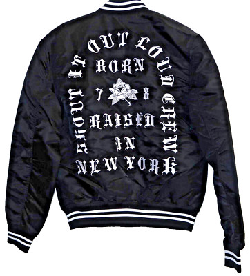 SHOUT IT OUT LOUD CREW Jacket Divided H&M Born Raised In New York Size S NTW @