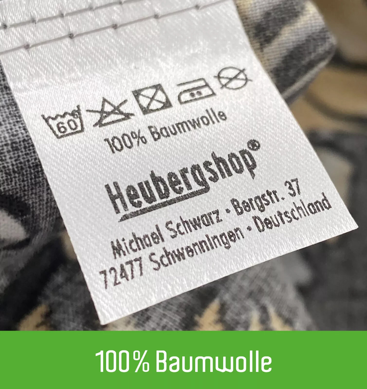 2-tlg Renforcé-Bettwäsche Romantische Herz-Design 155x220cm 100 Baumwolle