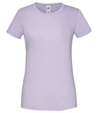 Fruit of the Loom Ladies Womans Cotton Short Sleeve Iconic Tee T-Shirt
