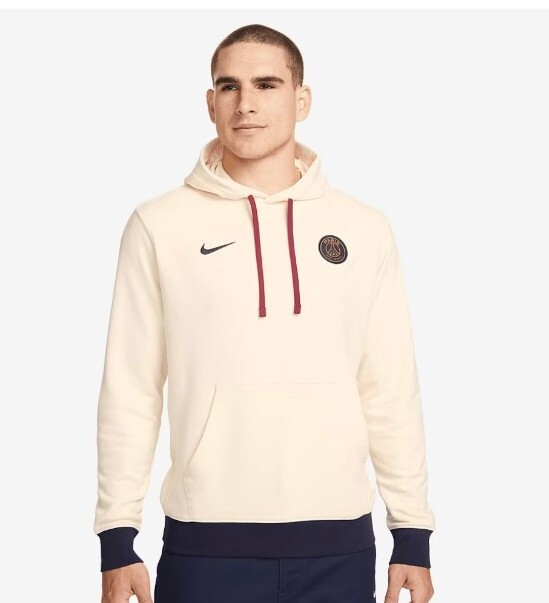 nike club hoodie cream