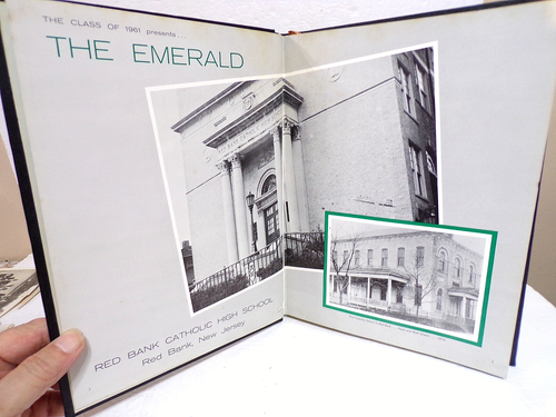 1961 Red Bank New Jersey Catholic High School EMERALD Yearbook Very Nice Cond. - Bild 2 von 4