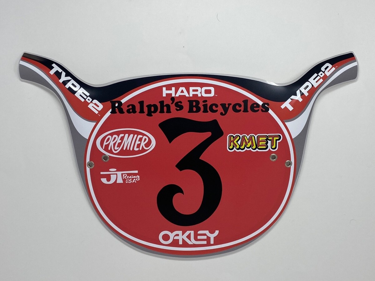 BMX Factory Replica Number Plates, Stu Thomsen, John Crews | eBay