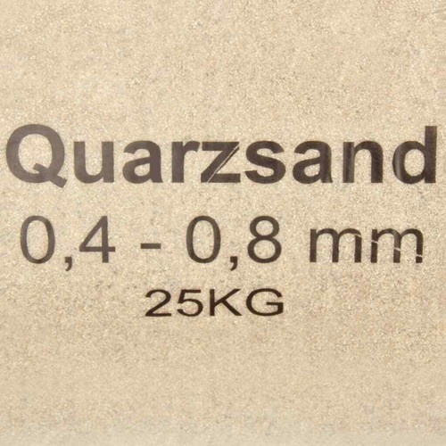 Filtersand für Poolfilter Sandfilteranlage Filterkies Pool Sand Quarzsand 25 kg - Bild 2 von 5